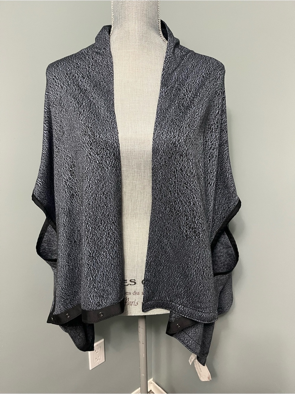 Lululemon Vinyasa Wrap Running Luon Spray Jacquard Blue DenimBlack one size
